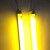 黄色安全灯管 无紫外线灯管TL-D 36W/16 18W黄光管 双管2*18W+不锈钢净化灯罩 31-40W