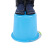 兰诗（LAUTEE）DA2162 多规格塑料水桶手提桶加厚水桶 口径39.5*高36cm约28升  5个装绿色