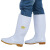 卫生靴中高筒白色雨鞋防油防滑耐酸碱水靴厨师劳保胶鞋水鞋 低筒 39码