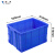 添亦 塑料周转箱工具零件盒储物收纳整理箱 蓝色560*410*310  