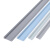 线槽板 PVC配线槽单独盖板盖子电柜箱线槽盖深灰白蓝色滑盖卡扣式 60宽*10根=20米 灰白色