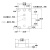 ABDT 海康威视巴斯勒通用1/4螺纹工业相机支架铝合金转接固定背板 +M3螺丝