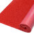 定制定制垫子拉丝地垫进门入户门口防滑大面积可裁剪丝圈pvc塑料 红色 0.9*0.6米