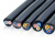 华美电线电缆 YZ2*4平方国标中型橡套软电缆2芯铜芯耐油耐磨橡套电源线 100米