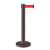 颖欢隔离带伸缩带护栏不锈钢安全警戒线警示柱围栏一米线银行立柱咖啡色2米线1个