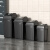 YYN商用无盖垃圾桶大容量厨房卫生桶超大方形餐饮大号加大20L 60L灰色长方形桶送垃圾袋