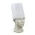 一次性厨师帽子男厨房餐饮工作帽女款加厚无纺布透气高帽纸帽船帽 圆顶中帽一包20个