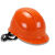 佳安家安三边透气ABS安全帽 工地施工劳保透气电力工程帽印字 红色