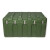 晶事达（JINGSHIDA）滚塑箱户外野营军绿色多功能器材装备箱950*600*500mm（箱盖深134箱体深454）