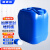 新诺达加厚食用级堆码桶油桶危废液桶化工桶塑料桶方形水桶包装桶耐酸碱酒桶 20L蓝色普通款