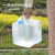折叠水桶便携式户外柔性软包桶液体储水包塑料大水袋20升10L公斤 5L带提手配密封盖