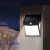 太阳能户外防水人体感应小夜灯免打孔壁灯院子照明路灯 大号-206颗LED-三段模式-白光