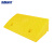 海斯迪克 塑料斜坡垫 上坡垫 三角垫汽车爬坡垫 黄色11cm高 gnjz-1067