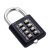 阿力牛 AQJ90 8位按键固定密码挂锁 健身房更衣柜工具箱锁 大红