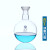 球磨口烧瓶玻璃接收瓶实验室用圆底烧瓶旋转蒸发仪接受瓶500ml/10 球磨口夹子12#