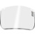 以勒 PVC防护面罩防护支架(不含安全帽） 304A 防飞溅防化面屏 1个