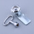 京科金属MS705三角锁 配电柜门锁 垃圾箱果皮箱圆柱锁开关控制柜锁 三角锁头+锁片+钥匙