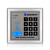ZUCONX1D智能门禁系统一体机实惠套装电子刷卡密码玻璃门铁门木门磁力 单主机 ID款 标配