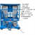 苏州久固牌铝合金升降机登高作业平台高空升降车液压平台电动梯子 4米单柱出口型
