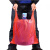 红色加厚手提式商用中大号背心清洁带马甲袋厨房塑料袋 红色40*64cm（100只）普厚款 拍10件送1 加厚