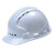 安之星（ANZHIXING） 安全帽 新国标ABS 防砸透气 电力工业工程建筑施工抗冲击 免费印字 V型五筋透气 白色 