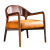 拉芙曼 北美胡桃木实木餐椅 书椅实木椅 单椅1把ZD362