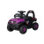 噜贝贝（lubeibei）儿童电动车四轮遥控车带手推杆四轮汽车可充电沙滩车可坐人玩具车 高贵紫滑行款