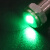 6mm8mm金属指示灯LED带线电源防水信号灯红黄蓝绿白色12V24V220V 绿色 3V  弧面  8mm