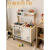 日式儿童过家家厨房玩具木质仿真工具做饭木制厨具3-6岁生日礼物 冰箱厨房C款 发客服送水果
