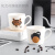 日式陶瓷杯 猫咪老虎日式创意个性陶瓷杯可爱家用马克杯情侣早餐杯子咖啡水杯 狮子(320ml)