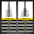 日本加长挤压丝锥M1.2M45M6X80/100/150L铜铝合金锌专用丝攻 M4X0.7X80L