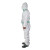 代尔塔(DELTAPLUS) 406012 三防服 防化防尘连体服 限次4级胶条防化服 一次性 白色 XL