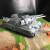 柒彩积木创意坊二战苏军KV44世界德国P1000恶魔巡洋舰坦克战争创意积木拼装模型 Q1作品-p1000