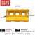 吹塑三孔水马道路注水围挡施工临时围栏交通隔离塑料护栏 吹塑水马 1300*700(黄色10斤) 常规料