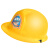 儿童消防安全帽 儿童消防员仿真工程帽警察帽幼儿园角色表演道具安全帽头盔玩具 蓝色警察帽 拍照有色差