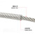 304不锈钢包塑钢丝绳包胶塑胶钢丝绳透明带皮钢绞线2/3/4/5/6/8mm 外径1.5mm 1m