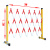 康迪普 可移动伸缩围栏玻璃钢管式安全电力施工绝缘围栏折叠安全隔离护栏 1.2*3米加厚款