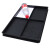 托盘浅盘加厚黑色塑料电子元件盒物料盒矮式箱 5号方盘610*420*95
