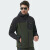石末（SHIMO）  冲锋衣男士新款时尚拼色简约软壳户外休闲防风防水登山徒步单衣 绿色 5XL