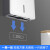 迈可馨（markesine）MK-316C银色 厕所壁挂式擦手纸盒  卫生间纸巾盒干手抽纸盒免打孔