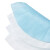 Sagovo 一次性灭菌口罩 3D立体4层工业粉尘花粉防尘口罩 大号 蓝色10只