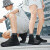 DWGC361官方aj新款高帮男鞋子运动休闲飞织透气跑步鞋大码情侣NＩKＥ 黑白 46
