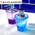百圣牛欧式亚克力按压瓶透明创意皂液器分装瓶子 天蓝（单件）