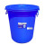 定制适用大号垃圾桶户外塑料酒店餐厨工业商用圆形带盖大容量收纳水桶 330型(200升)+盖 (白色)