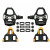 禧玛诺RS500锁踏公路脚踏R550自锁脚踏R7000公路车脚踏板带锁片 R7000黑色带锁片