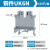 铜件UK2.5B 3N 5N 6N 10N电压导轨式接线端子排2.5MM平方整盒UK 铜件UK6N(100只)