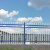 丰昂 锌钢护栏庭院厂区户外围墙围栏小区安全防护栅栏室外铁艺栏杆 （加厚折弯款）2米高*3米长含1柱
