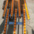 卸货神器流利条滑轨无动力卸货滑梯滑轮轨道移动携带轻便卸车出菌 2米长40宽3道3固定件