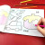 蒙纸简笔画（全2册）一笔画+二笔画  临摹 涂色 幼儿园宝宝入门手绘简笔画填色描印涂色