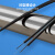 丰应子 皮线光缆1芯2钢丝室内单模成品光纤跳线SC接头200米 FYZ-WQ837